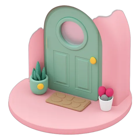 Clay door